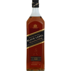 johnny walker black label blended scotch whisky (aged 12yrs) 40%alc.vol. 1l