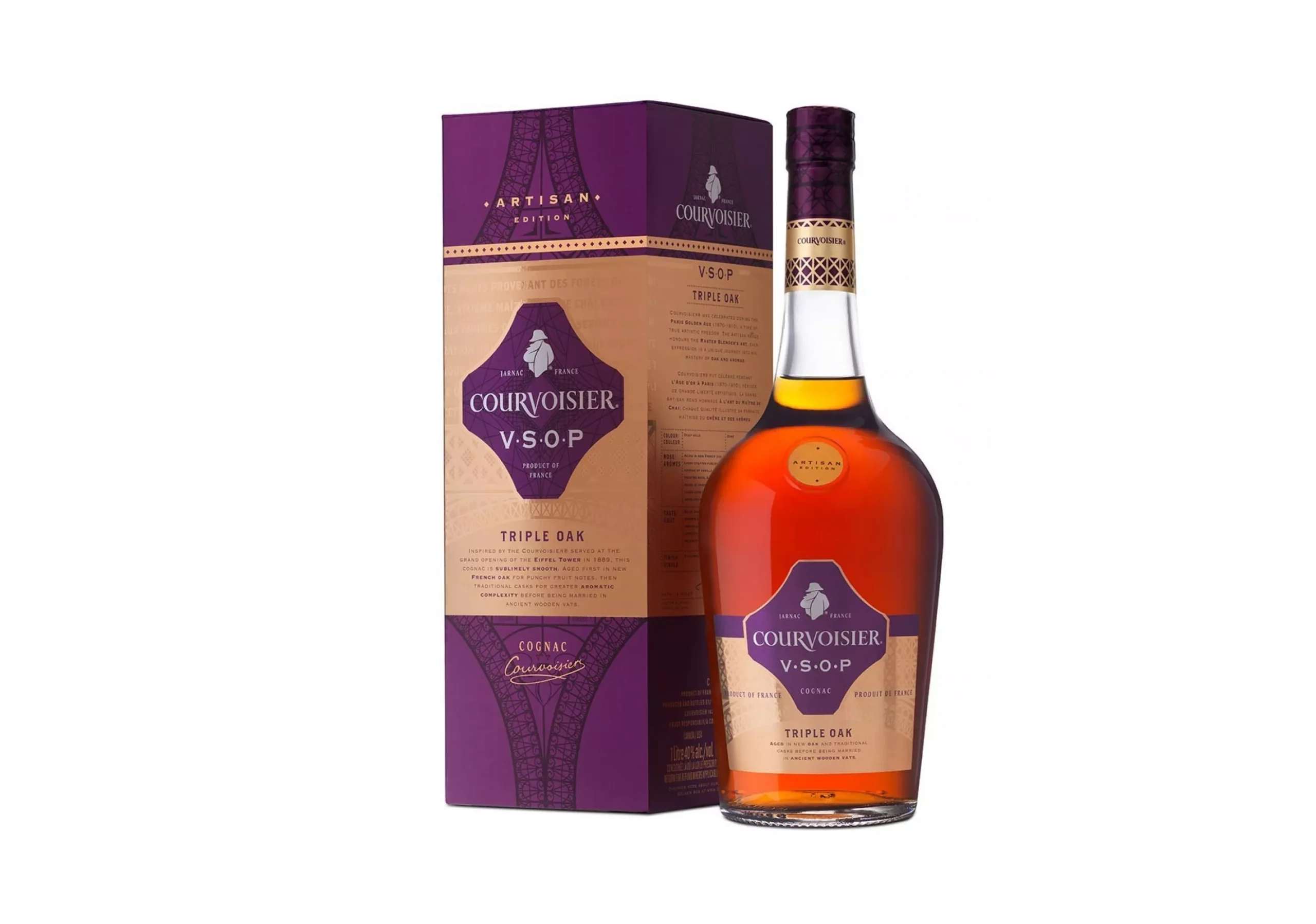 courvoisier vsop cognac triple oak 40% vol courvoisier vsop cognac triple oak 40% vol
