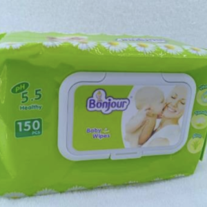 bonjour baby wipes 150 pcs