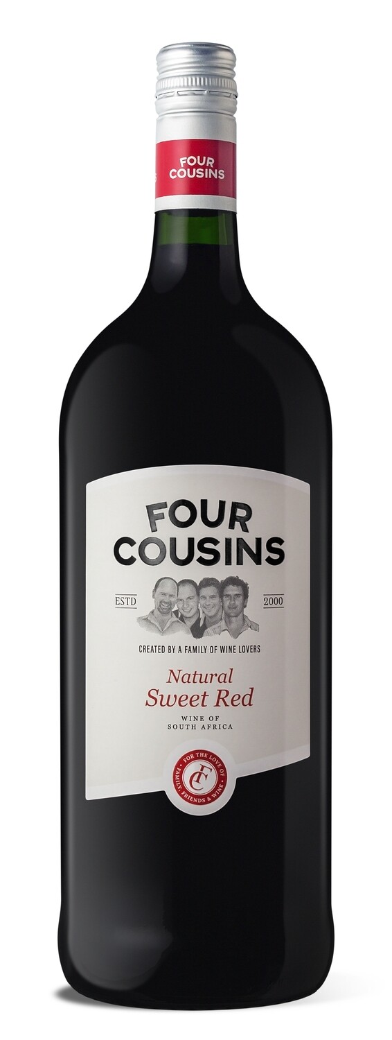 four cousins natural sweet red 1.5l four cousins natural sweet red 1.5l