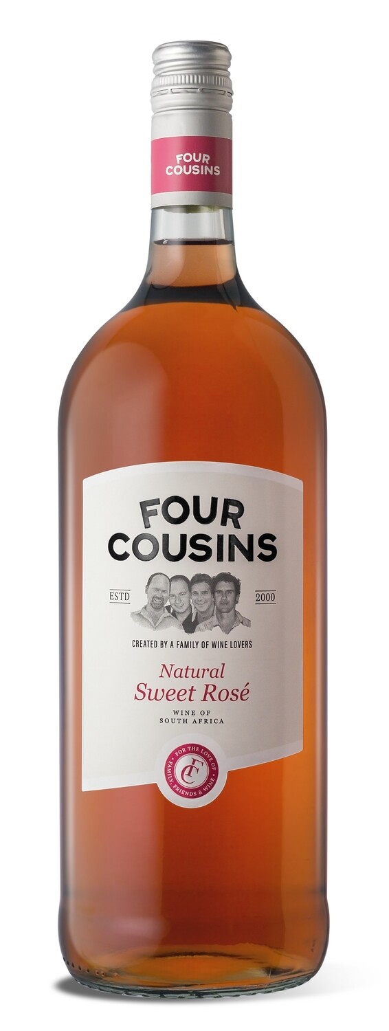 four cousins natural sweet rose 1.5l four cousins natural sweet rose 1.5l