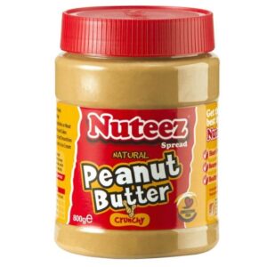 nuteez crunchy peanut butter 800g